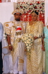 SRI LANKA, Kandy, traditional Kandyan wedding couple, SLK3182JPL