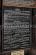 SRI LANKA, Pilimathalawa (nr Kandy), Embekke Devalaya, information at entrance, SLK4112JPL