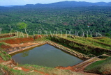 SRI LANKA, Sigiriya Rock Fortress, monolith, 600 feet high, Bathing Pool at summit, SLK352JPL