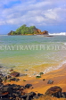 SRI LANKA, south coast, Weligama area, beach and small island, SLK4801JPL