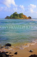 SRI LANKA, south coast, Weligama area, beach and small island, SLK4804JPL