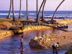 SRI LANKA, south coast, beach, children playing in water, SLK279JPL