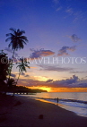 ST LUCIA, Reduit Beach, sunset, STL709JPL