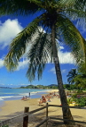 ST LUCIA, Reduit Beach and sunbathers, STL610JPL