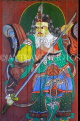 South Korea, SEOUL, Bongeunsa Temple, Jinyeomun Gate, door paintings, SK864JPL