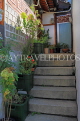 South Korea, SEOUL, Bukchon Hanok Village, house front, and steps, SK982JPL