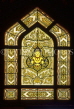 THAILAND, Bangkok, WAT BENCHAMABOPHIT (Marble Temple), stain glass windows, THA965JPL