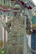 THAILAND, Bangkok, WAT PHO Temple (temple of reclining Buddha), stone guardian statue, THA1987JPL