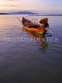 THAILAND, Ko Samui Island, seaview at dusk, and fishing boat, THA1953JPL