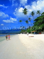 THAILAND, Ko Samui Island, two tourists walking, Chaweng Beach, THA176JPL