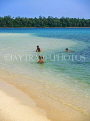 THAILAND, Koh Mak island, beach and kids enjoying the sea, THA2281JPL