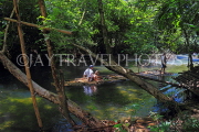 THAILAND, Phang Nga Province, KHAO LAK, Bamboo Rafting, THA4382JPL