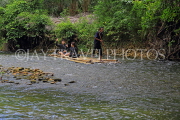 THAILAND, Phang Nga Province, KHAO LAK, Bamboo Rafting, THA4384JPL