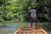 THAILAND, Phang Nga Province, KHAO LAK, Bamboo Rafting, THA4400JPL