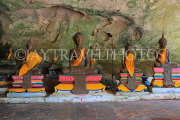 THAILAND, Phang Nga Province, KHAO LAK, Wat Suwan Khuha cave temple, Buddha statues, THA4355JPL