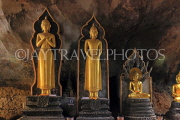 THAILAND, Phang Nga Province, KHAO LAK, Wat Suwan Khuha cave temple, Buddha statues, THA4358JPL