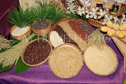 THAILAND, types of Thai rice on display, THA2332JPL
