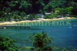 TOBAGO, Charlotteville, Man of War Bay and beach, CAR947JPL