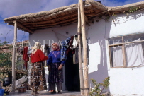 TURKEY, Calis village, (near Kisken), typical village house and people, TUR738JPL