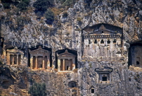 TURKEY, Dalyan, Lycian Rock Tombs, TUR606JPL