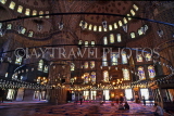 TURKEY, Istanbul, Blue Mosque (Sultan Ahmet Mosque) interior, TUR116JPL