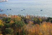 TURKEY, Istanbul, Topkapi Palace, outer walls by the coast, TUR1117PL