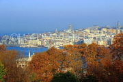 TURKEY, Istanbul, Topkapi Palace, view torwards the New City, TUR1115PL