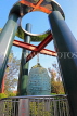 Taiwan, TAIPEI, 228 Peace Park, Stone Foot Path, large bell, TAW581JPL