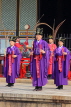 Taiwan, TAIPEI, Confucius Temple, and ancient ritual ceremony being performed, TAW1099JPL