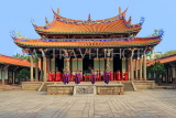 Taiwan, TAIPEI, Confucius Temple, and ancient ritual ceremony being performed, TAW1109JPL