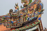 Taiwan, TAIPEI, Dalongdong Baoan Temple, building roofs, elaborate carvings, TAW1136JPL