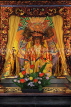 Taiwan, TAIPEI, Dalongdong Baoan Temple, main shrine hall, statue of deity, TAW1145JPL