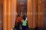 Taiwan, TAIPEI, Wunchang Temple, shrine room and worshippers, TAW486JPL