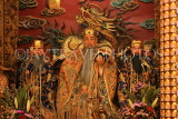 Taiwan, TAIPEI, Wunchang Temple, statues of deities in shrine, TAW478JPL