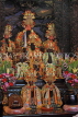 Taiwan, TAIPEI, Wunchang Temple, statues of deities in shrine, TAW481JPL