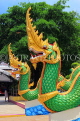 Thailand, PHUKET, Karon Temple (Wat Suwan Khiri Khet), guardian Nagas (serpents), THA3655JPL