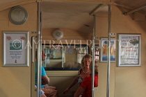 UK, Essex, Southend-On-Sea, Southend Pier, train interior, UK6893JPL