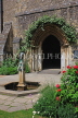 UK, Hampshire, WINCHESTER, The Great Hall, Queen Eleanor's Garden and fountain, UK8096JPL