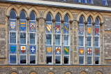 UK, Hampshire, WINCHESTER, The Guildhall, courts of arms, UK7982JPL