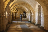 UK, Hampshire, WINCHESTER, Winchester Cathedral, crypt, A Gormley's 'Sound II' statue, UK8023JPL