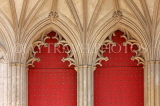 UK, Hampshire, WINCHESTER, Winchester Cathedral, doorway, UK8147JPL