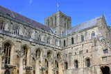 UK, Hampshire, WINCHESTER, Winchester Cathedral, south side view, UK8149JPL