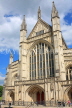 UK, Hampshire, WINCHESTER, Winchester Cathedral, west front, UK8118JPL
