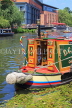 UK, Warwickshire, STRATFORD-UPON-AVON, Narrowboat at riverside, during River Festival, UK25415JPL