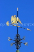 UK, Warwickshire, STRATFORD-UPON-AVON, weathervane on building top, UK25540JPL