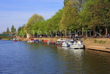UK, Yorkshire, YORK, River Ouse and boats, UK9911JPL