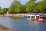 UK, Yorkshire, YORK, sightseeing boat and River Ouse, UK3220JPL