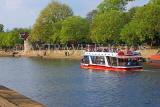 UK, Yorkshire, YORK, sightseeing boat and River Ouse, UK3221JPL