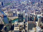 USA, Illinois, CHICAGO, Downtown, Near North view from Sear Tower, CHI750JPL