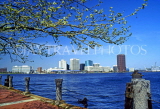 USA, Virginia, NORFOLK, Elizabeth River and Downtown skyline, US2859JPL